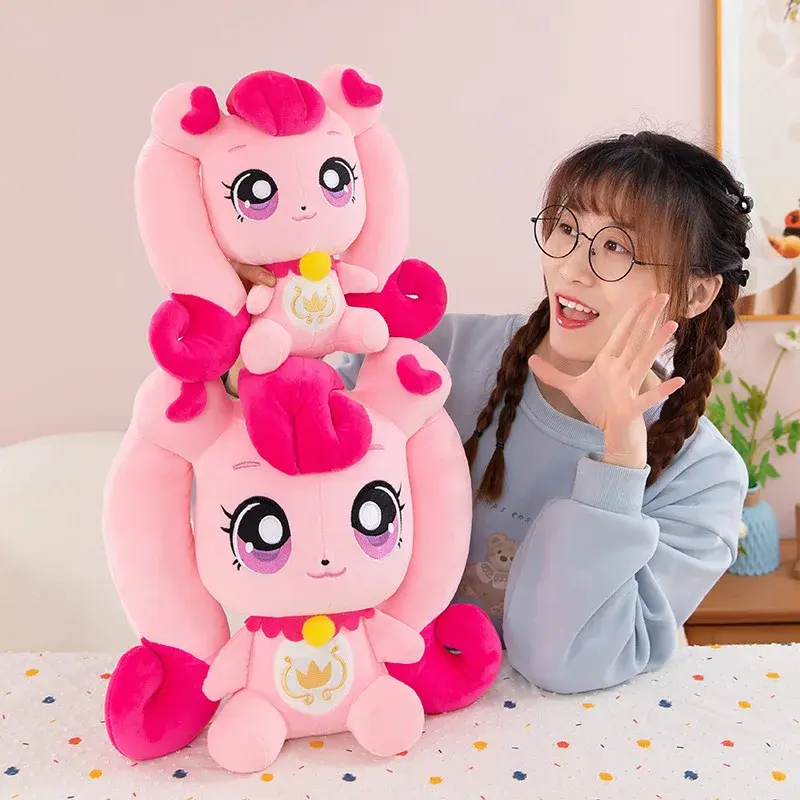 Kawaii 50cm Catch Teenieping Anime Stuffed Plush Toys Figures Zheng Zheng Moko Love Moko Lemei Plush Doll Figures Kids Gift Toys