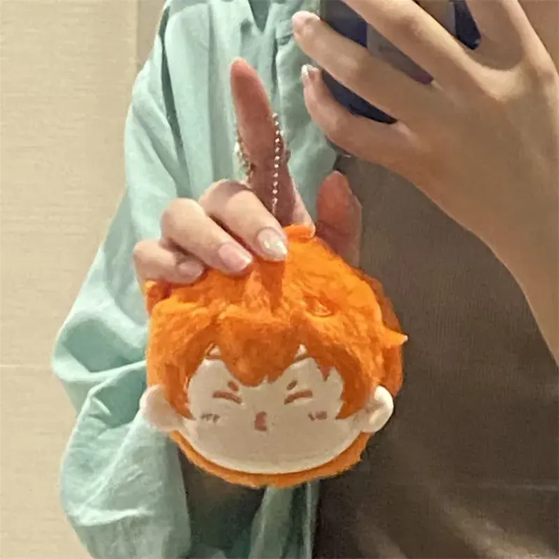 10cm Anime Haikyuu Plush Toy Mini Volleyball Boy Cosplay Stuffed Doll Shoyo Hinata Kei Tsukishima Baf Pendant Keychain Fans Gift