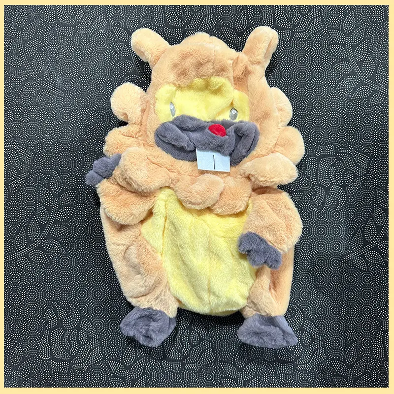Pokemon Bidoof Plush Toys Shell Pokémon Anime Plushie Unfilled Huge 35-70cm Kawaii Semi-finished Leather Holster Gifts Childrens