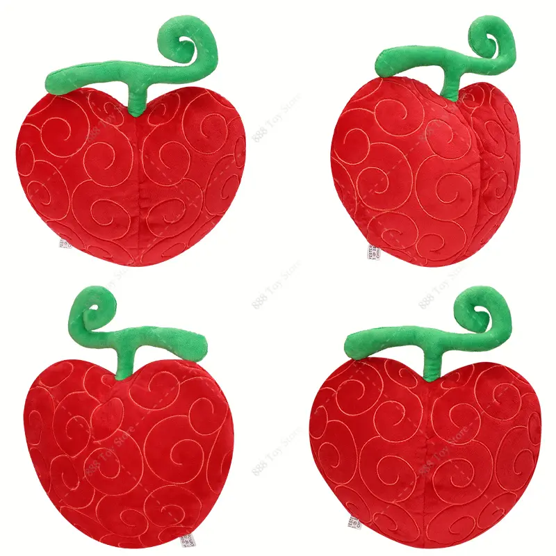 One Piece Devil Fruit Plush Toy Anime Robin Flower-Flower Luffy Gum-Gum Chopper Op-Op Edward Teach Tremor-Tremor Stuffed Peluche