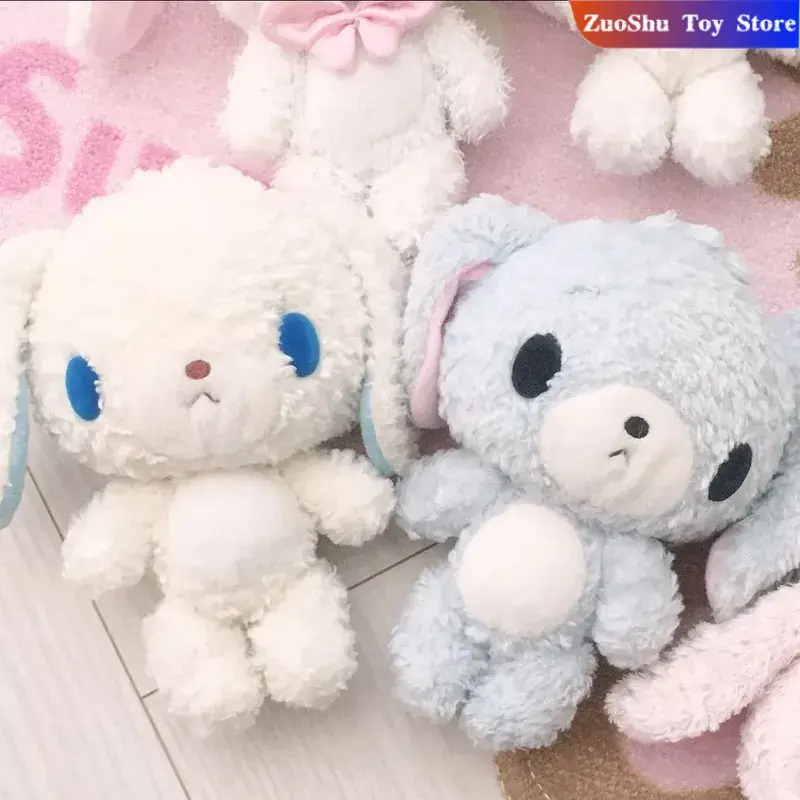 Kawaii Sugarbunnies Mascot Plush Keychain Shirousa Kurousa Cute Sweet Keychains Chain Keyring Keyholder Bag Pendant Toy Doll