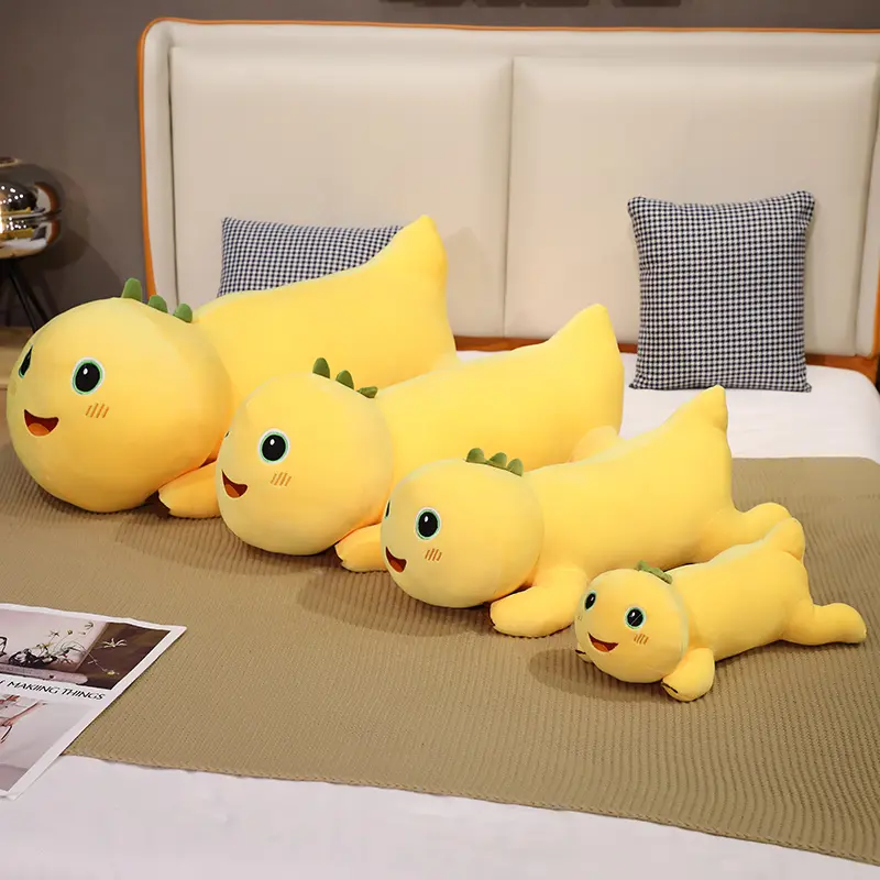 Very Long Nailong Milk Dragon Plush Toy Cartoon Stuffed Dinosaur Plushie Soft Sofa Cushion Cute Room Decor Kids Birthday Gift
