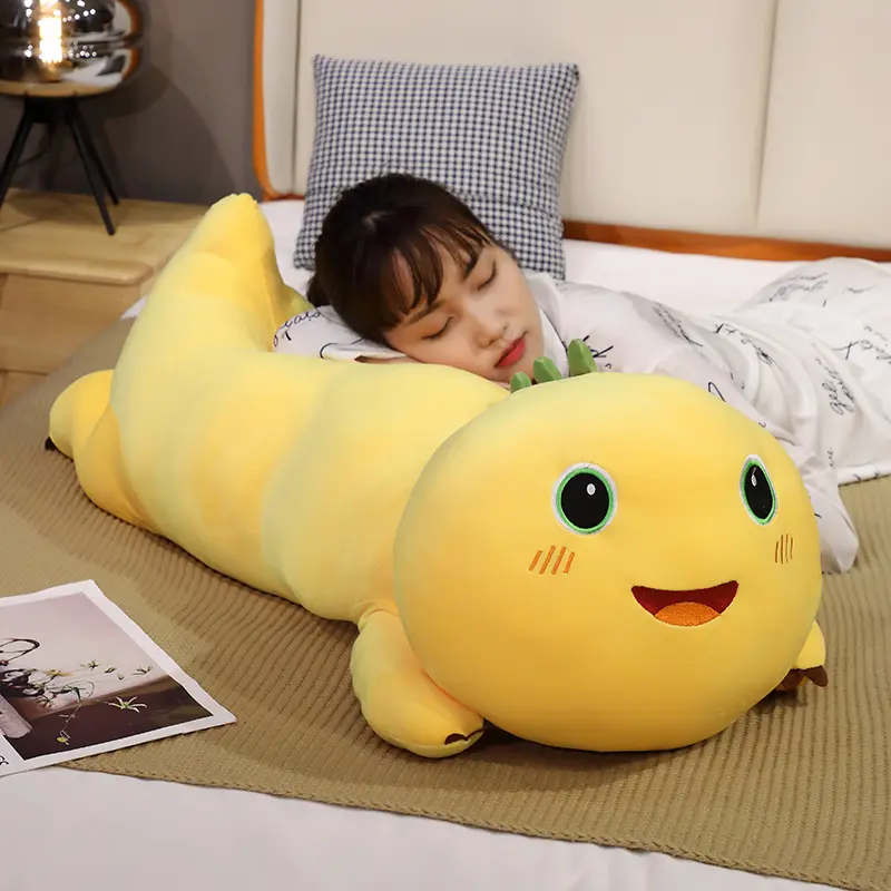 Very Long Nailong Milk Dragon Plush Toy Cartoon Stuffed Dinosaur Plushie Soft Sofa Cushion Cute Room Decor Kids Birthday Gift