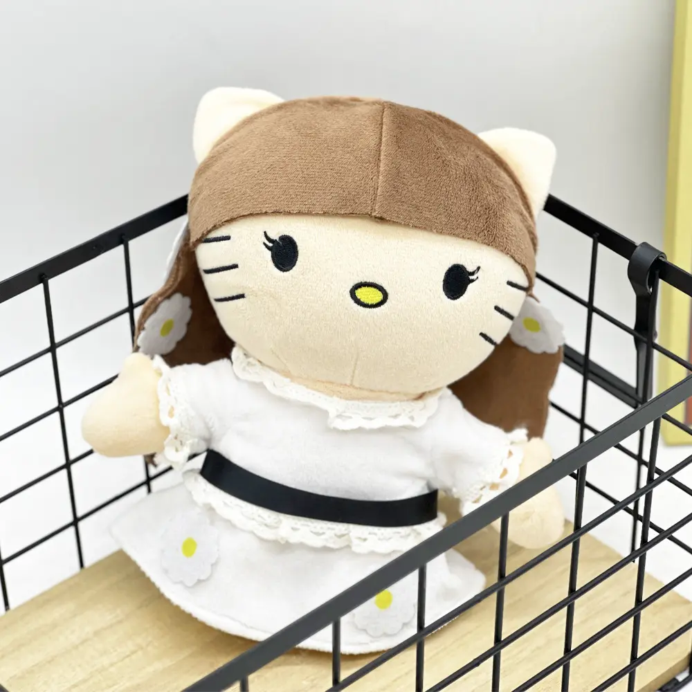 Hello Selena Lana Del Rey Plush Doll White Dress Girls Figure Stuffed Toys Cute Boys Girls Christmas Gift