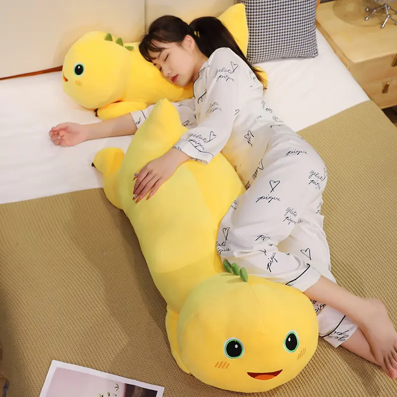 Very Long Nailong Milk Dragon Plush Toy Cartoon Stuffed Dinosaur Plushie Soft Sofa Cushion Cute Room Decor Kids Birthday Gift