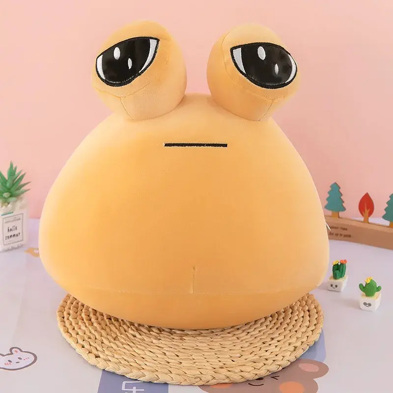 30/40/55cm My Pet Alien Pou Big Size Plush Toy Kawaii Alien Pet Dolls Cute Pou Stuffed Toys Soft Pillow Animal Gifts for Kids