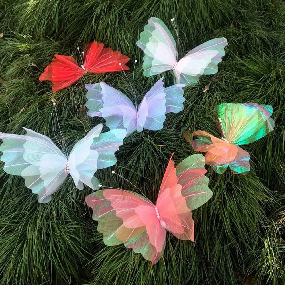 NEW Paper Artificial Butterfly Colorful 48cm Large Butterfly Large Scale Artificial Flowers Photography Props Party Supply