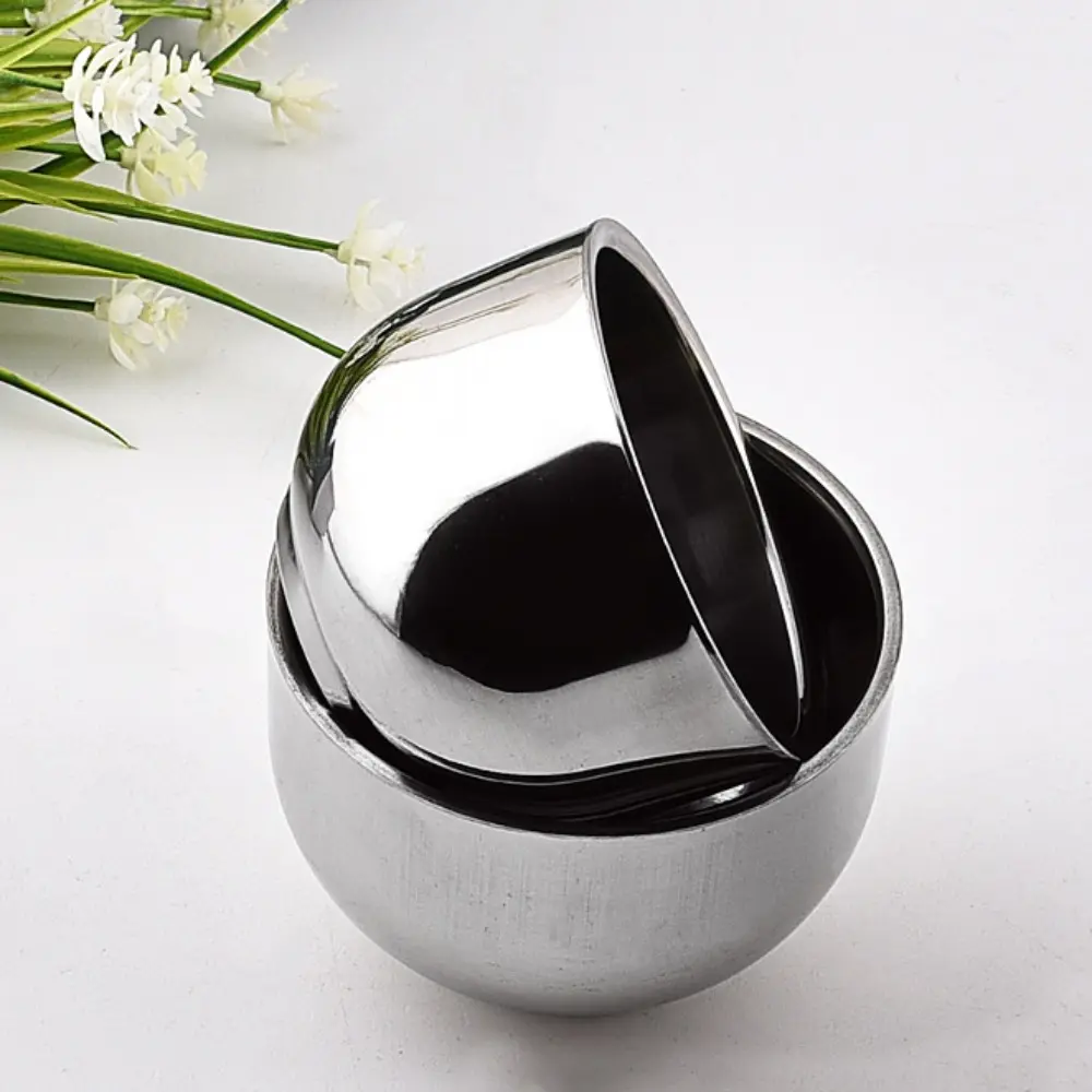High Quality 100/150 ML Stainless Steel Cup Thicken Double Layer Beer Cup Smooth Espresso Coffee Cup