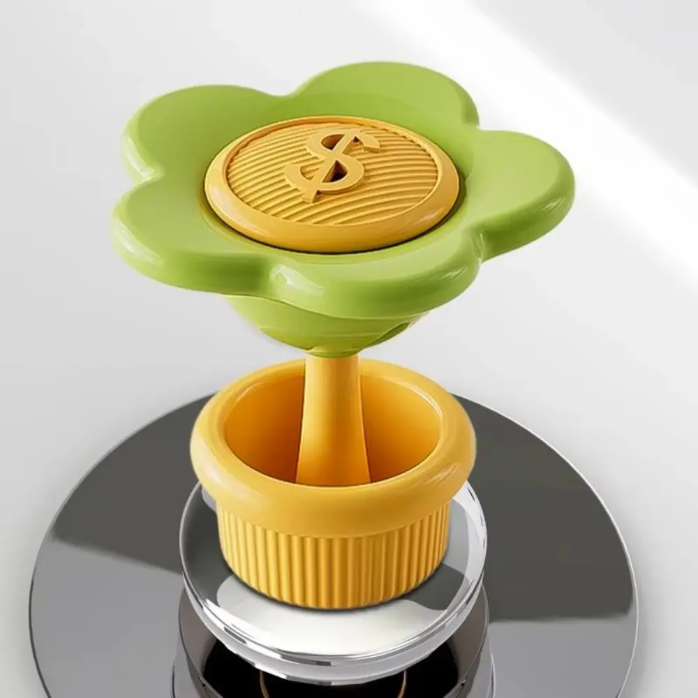 Small Flower Toilet Presser Portable Multifunctional Toilet Button Pushers with Aromatherapy Tablets