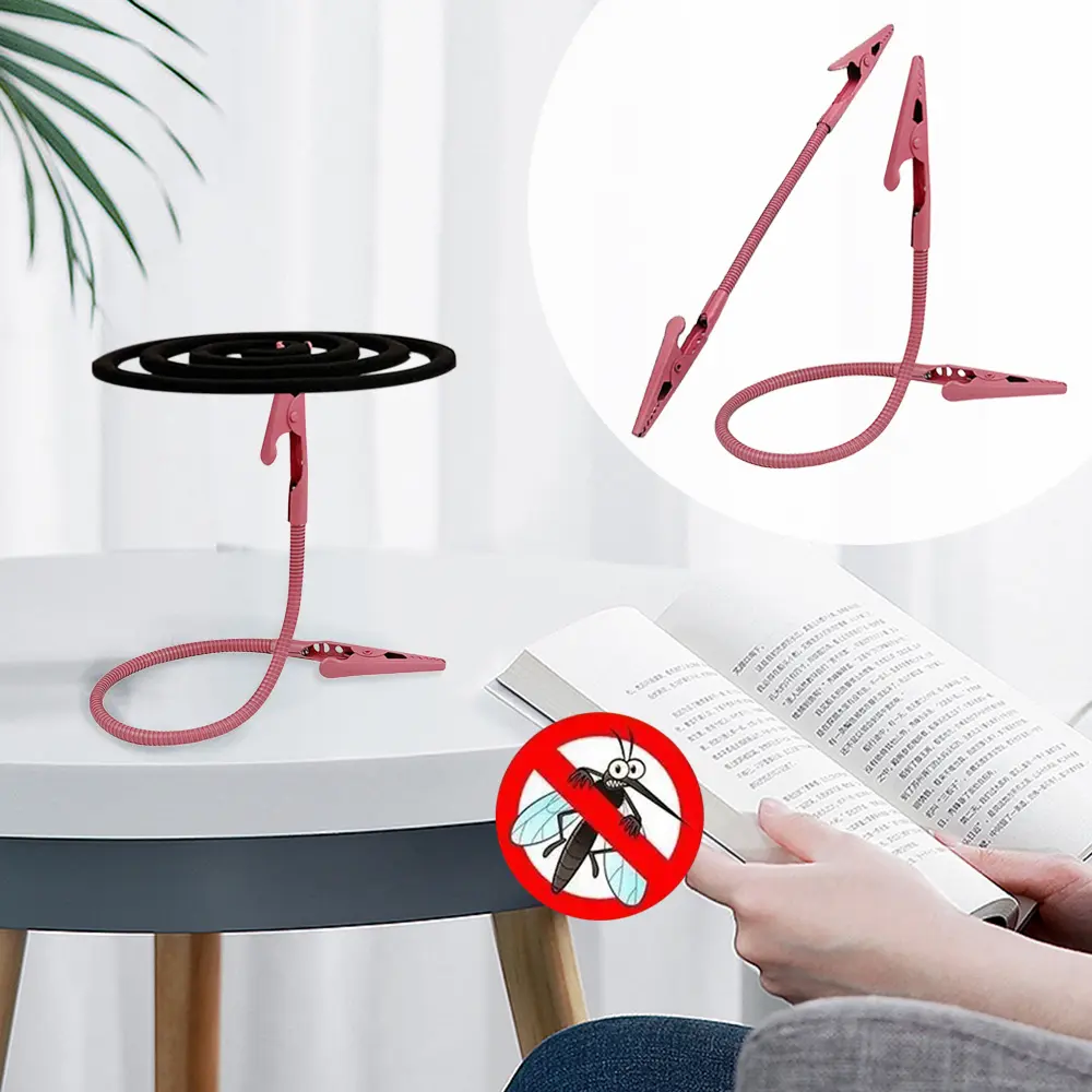 New Portable Mosquito Coil Bracket Card Holder Double Ended Broken Incense Clip Multi-function Incense Clip Note Clip