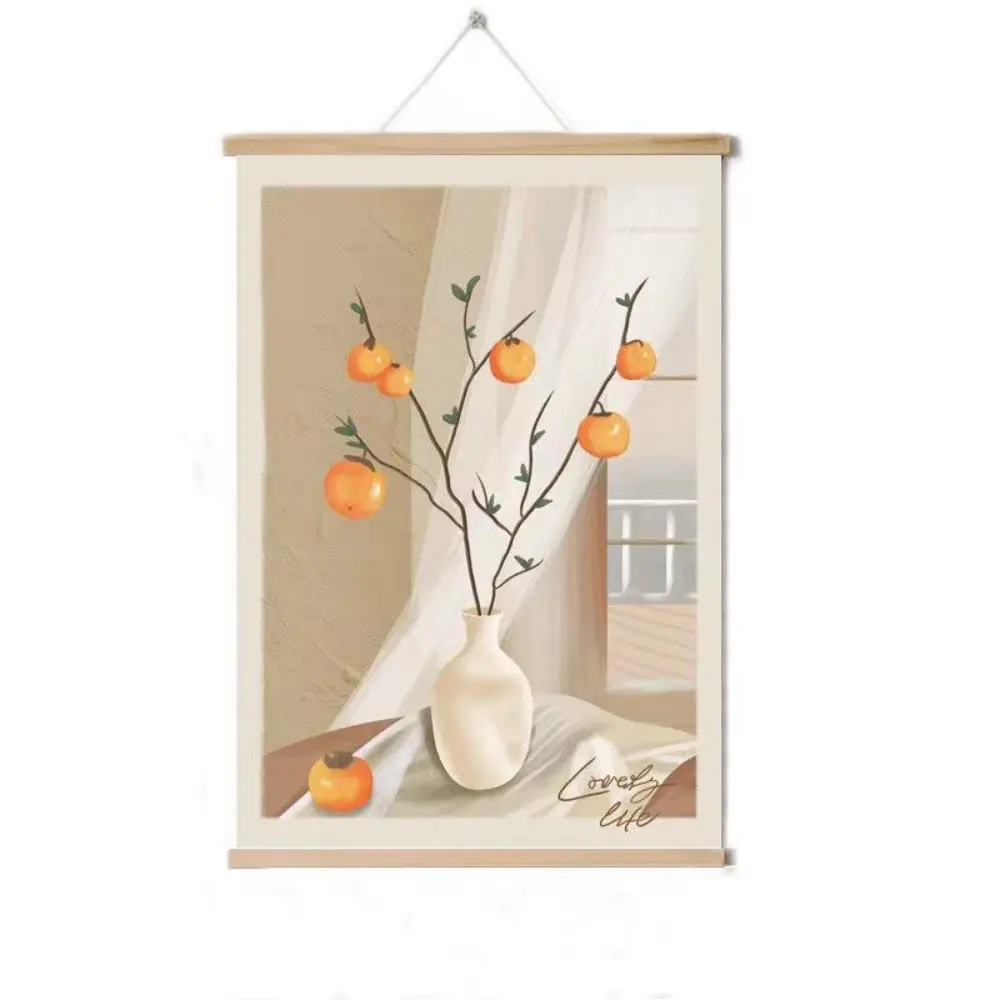 Thicken Wall Mounted Decorative Painting Kraft Paper Minimalistic Design Wall Art INS Cream Style Vintage Style