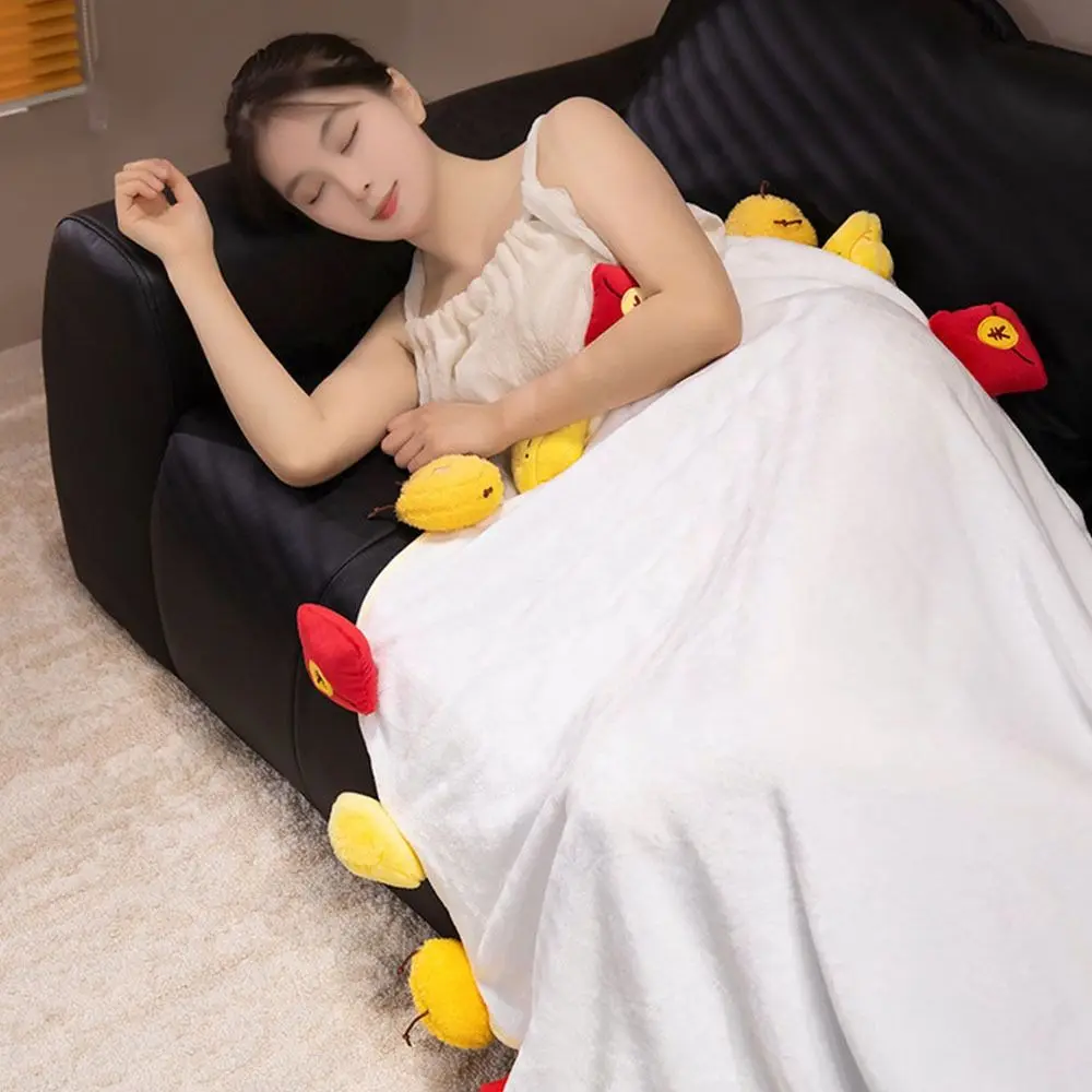 Portable Finished Product Sunflower Bouquet Blanket Plush Soft Nap Blanket Bouquet Blankets Anniversary Gift