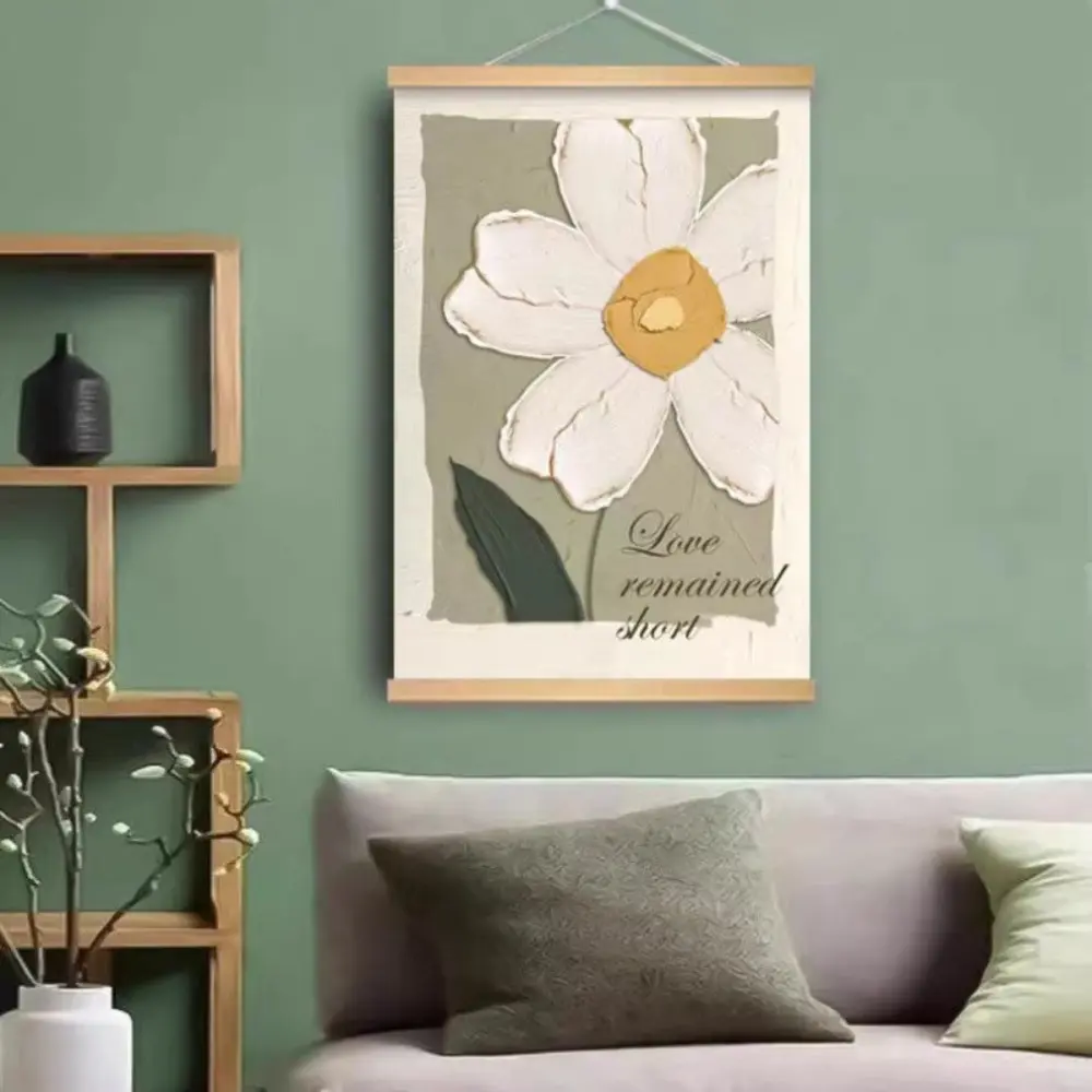 Thicken Wall Mounted Decorative Painting Kraft Paper Minimalistic Design Wall Art INS Cream Style Vintage Style