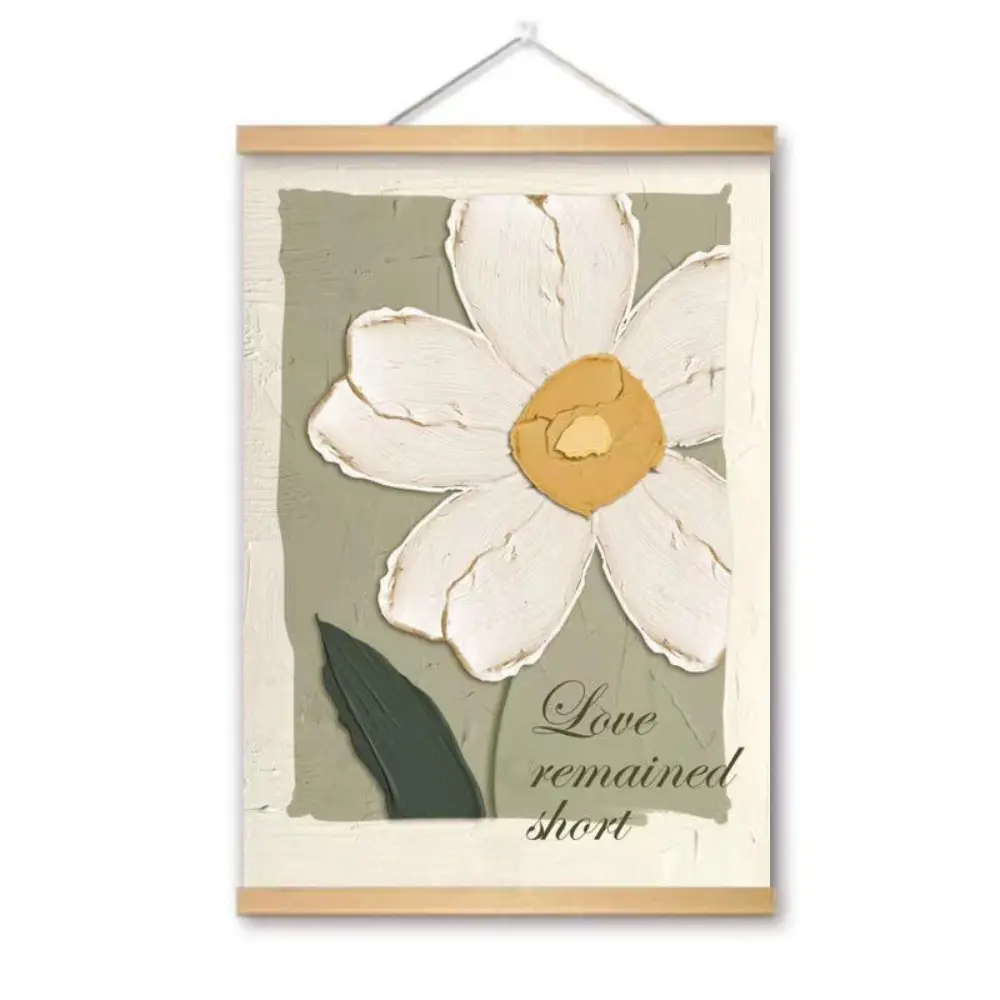 Thicken Wall Mounted Decorative Painting Kraft Paper Minimalistic Design Wall Art INS Cream Style Vintage Style