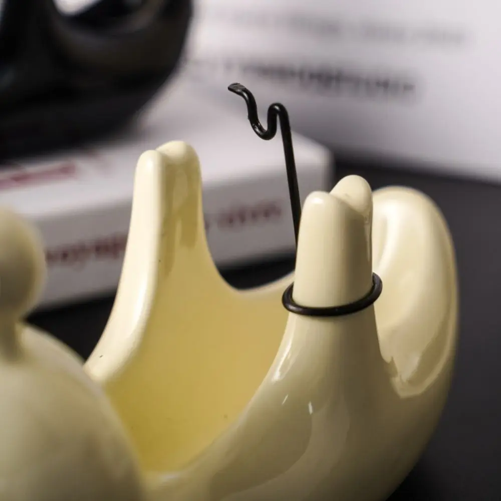 Creative Snail Shape Mosquito Incense Rack Anti Scalding Ceramic Mosquito Coil Holder Portable Sandalwood Incense Burner