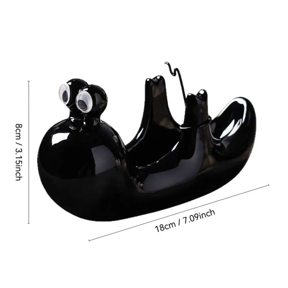 Creative Snail Shape Mosquito Incense Rack Anti Scalding Ceramic Mosquito Coil Holder Portable Sandalwood Incense Burner
