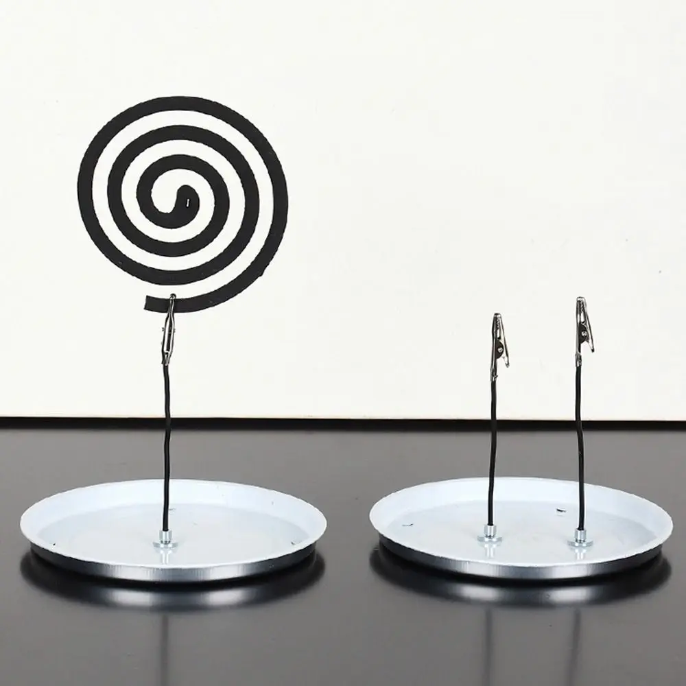 Stainless Steel Mosquito Coil Bracket Durable Strong Magnetic Incense Clip Multi-function Ash Tray Base Wood Incense Socket