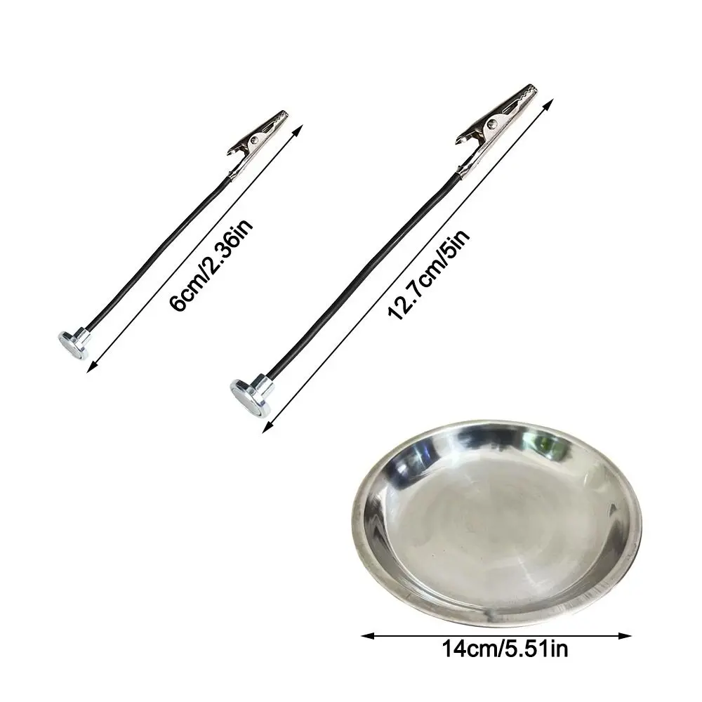 Stainless Steel Mosquito Coil Bracket Durable Strong Magnetic Incense Clip Multi-function Ash Tray Base Wood Incense Socket