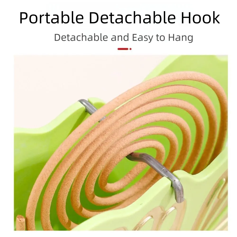 Butterfly Shape Mosquito Coil Holder Tail Hole Detachable Hook Mosquito Repellent Rack Deepened Thickened Coil Frame Indoor