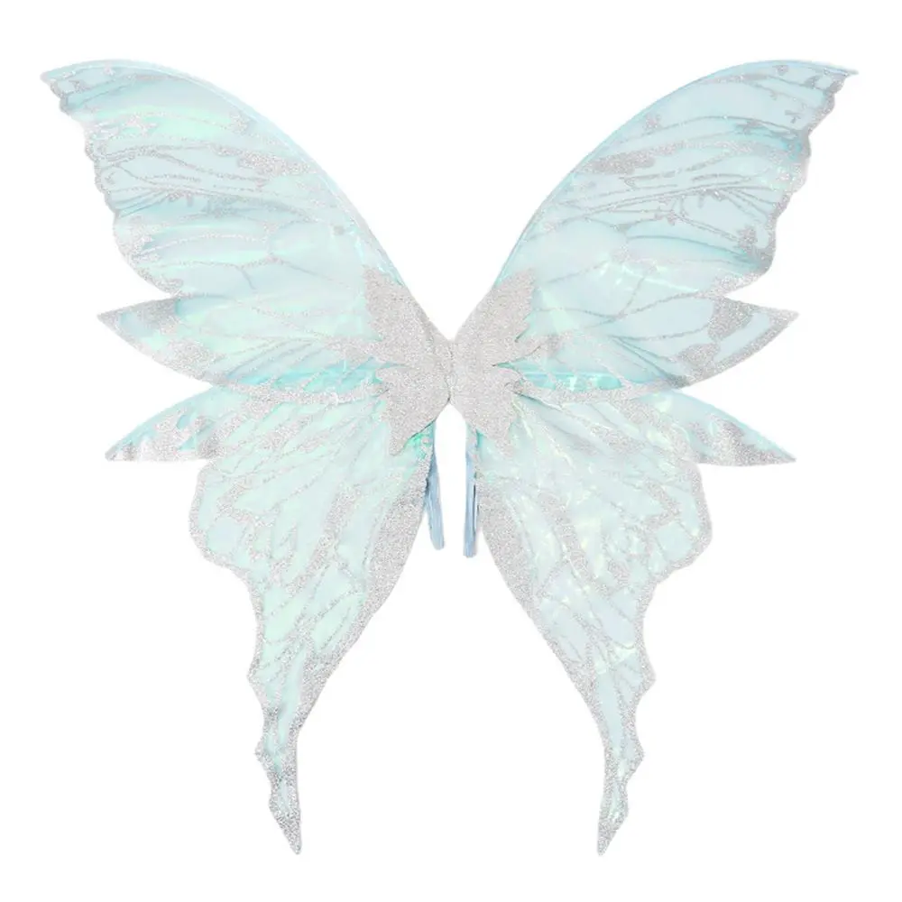 Magical Lightweight Fairy Wings Colorful Sparkling Sparkling Angel Wings Durable Dress Up Wings for Women Girls