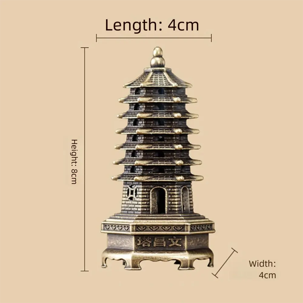 New Chinese Style Incense Burner Good Symbolism Vertical Incense Holder Zinc Alloy Accessories Incense Burning Home Decoration