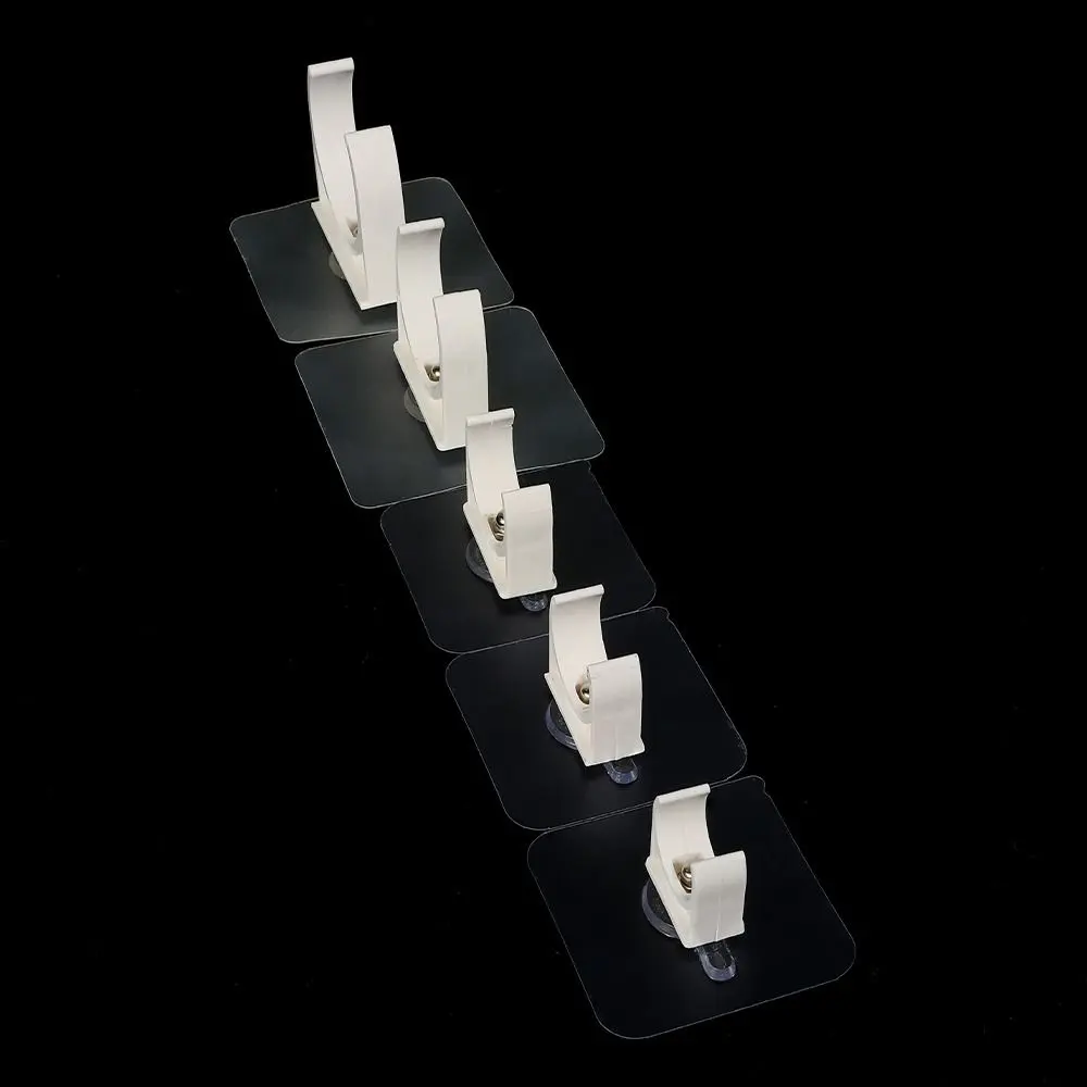 1/5Pcs Punch-free Self-adhesive Pipe Clamp Aquarium Fish Tank Garden Irrigation Water Tube Holder Fixed Snap Fittings