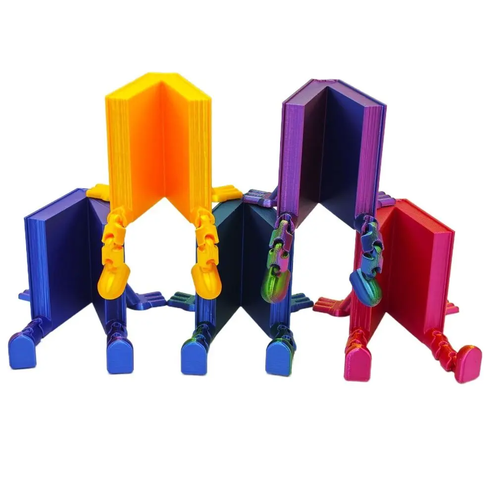 Movable Joint Book Companion Articulated Poseable 3D Printed Figure Decorative Figure Movable Joint Articulated Figure
