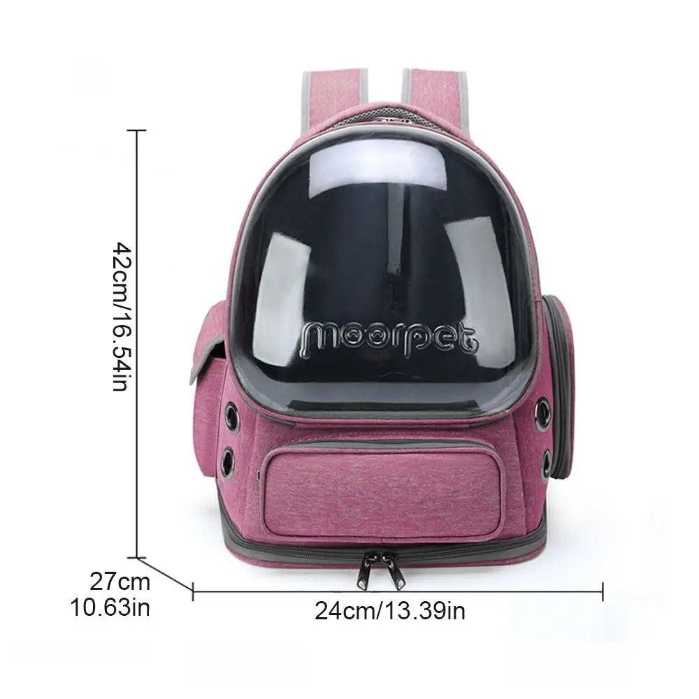 Sturdy APC+Oxford Cloth Cat Space Capsules Breathable Portable Cat Carrier Bag Large Capacity Pet Backpack Cat/Puppy