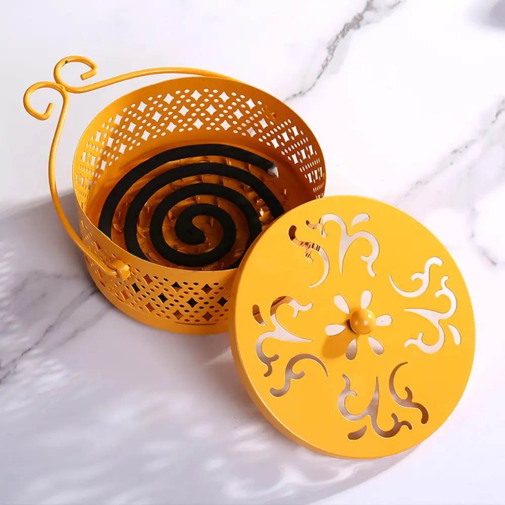New Insect Repellent Mosquito Coil Tray Holder Cover Sandalwood Incense Burner Anti-fire Anti-Mosquito Mosquito-repellent Holder