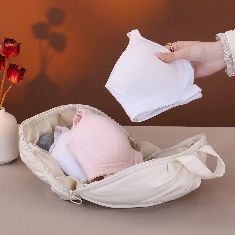 Lightweight Handheld Bra Underwear Storage Bag Compact Size Multi-Pocket Socks Organizer Portable Underwear Organizer Travel