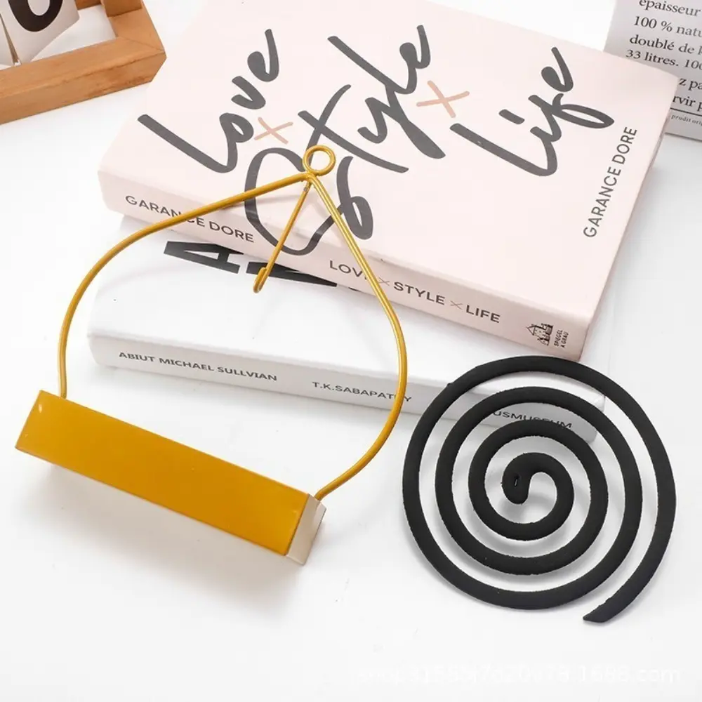 Hanging Type Mosquito Coil Holder With Tray Carbon Steel Coil Tray Anti Mosquito Creative Mosquito Incense Rack