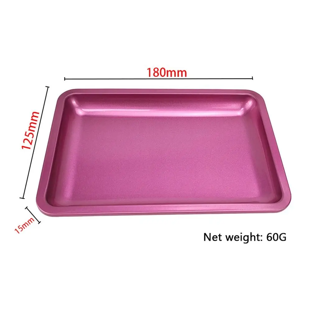 Square Shape Dentistry Storage Tray Rectangle Stainless Steel Medical Pliers Plate Multi-Purpose Dental Container Dish