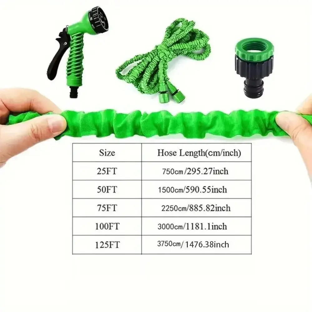 Plastic Material Expandable Magic Hose Retractable Design Lightweight Garden Watering Hose Durable Materials