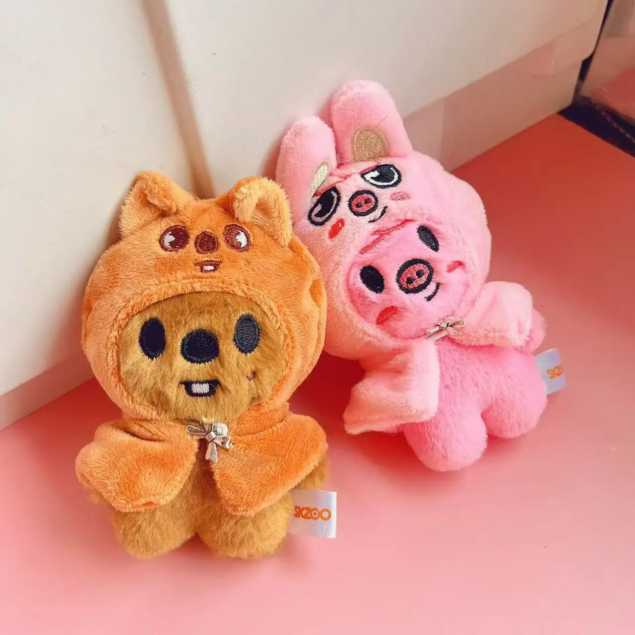 SKZOO Stray Kids KPOP Plush Toy Doll TXT Cartoon Stuffed Plush Animal Rabbit Wolf Bear JYP Fans Leeknow Han Zhicheng Gift