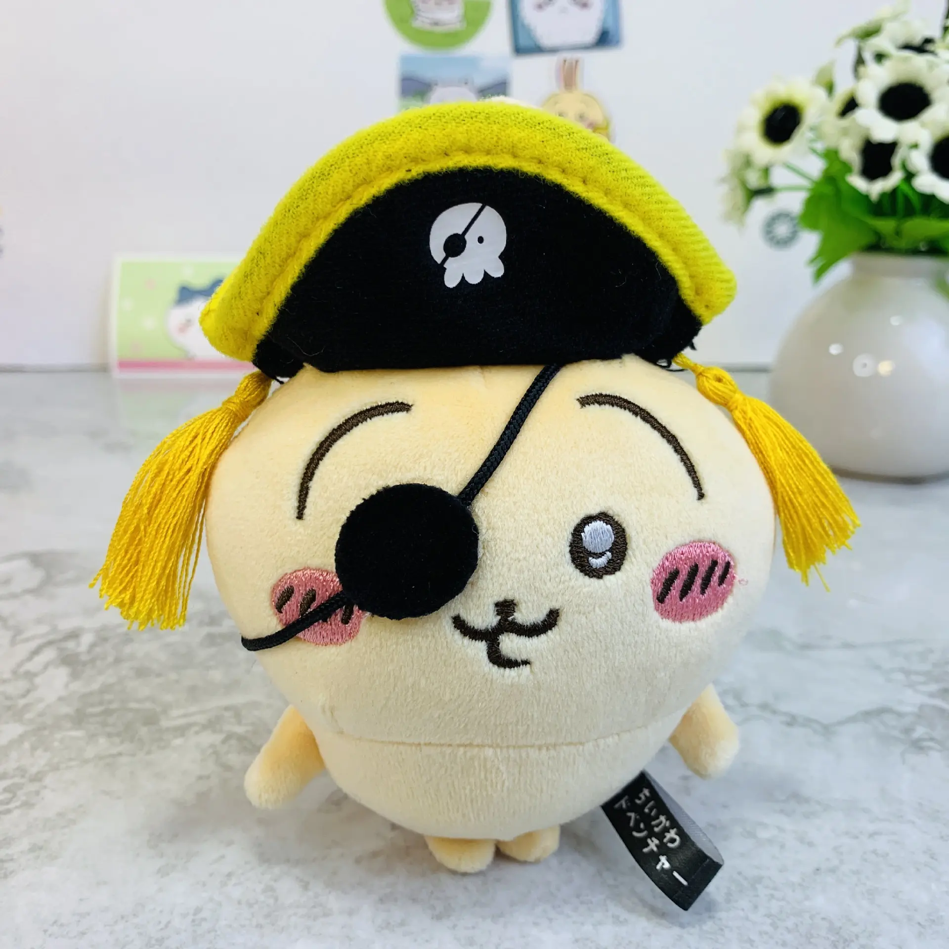 10CM New Style Cute Chiikawa Hachiware Usagi Pirate Series Plush Doll Backpack Keychain Pendant Cartoon Stuffed Toy Kawaii Gifts