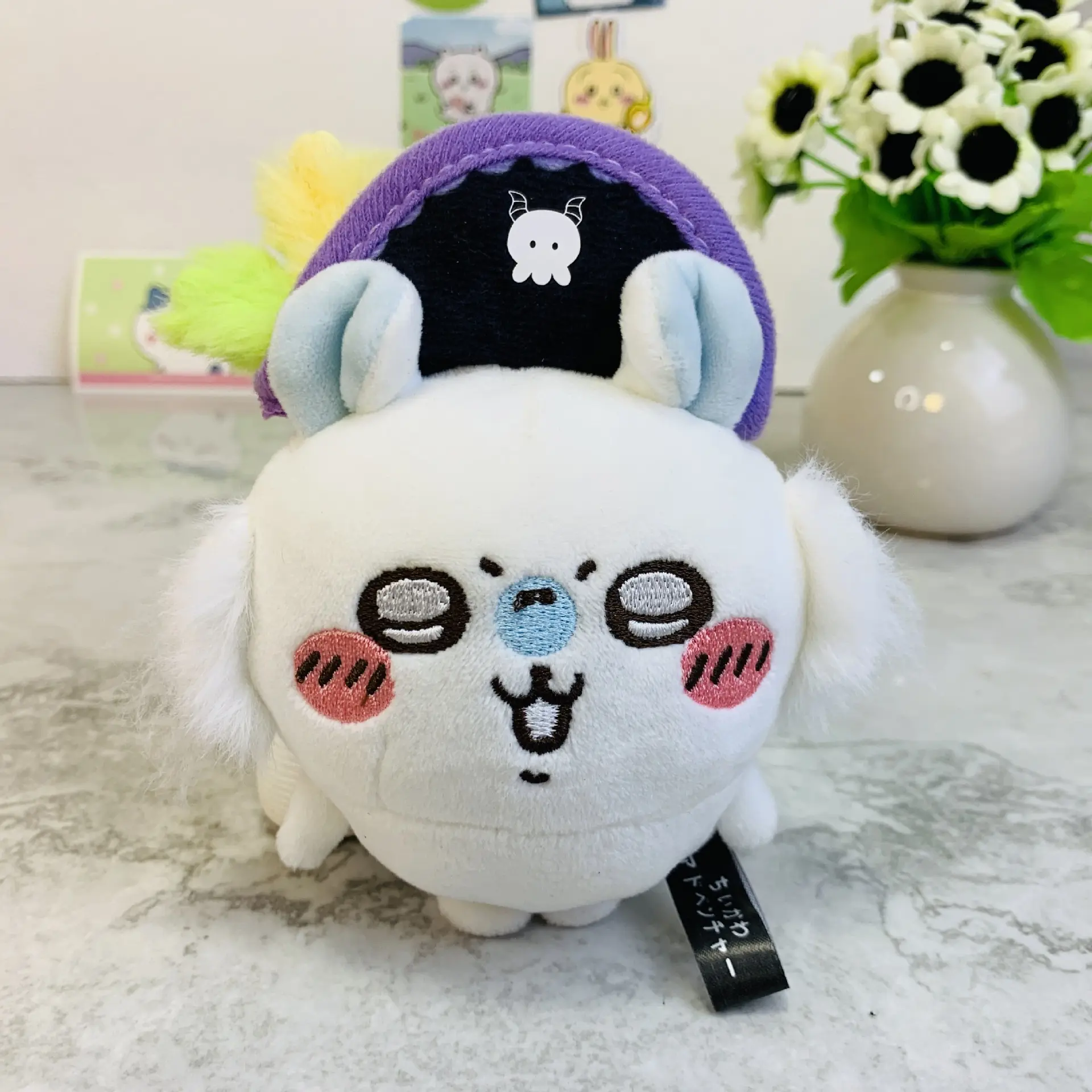 10CM New Style Cute Chiikawa Hachiware Usagi Pirate Series Plush Doll Backpack Keychain Pendant Cartoon Stuffed Toy Kawaii Gifts