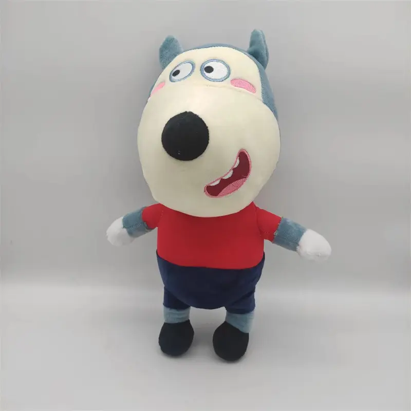30cm Anime Wolfoo Family Plush Toys Cartoon Plushie Lucy Soft Stuffed Dolls Toy For Children Kids Boys Girls Fans Gifts