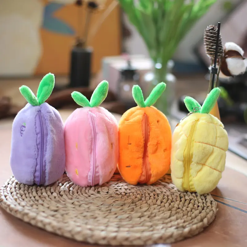 Funny Joy Kawaii Fruit Bunny Plush Toy Cute Carrot Strawberry Turn Funny Joy Rabbit Plush Toy Kids Birthday Christmas Gift