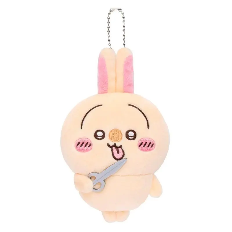 NEW 11CM Kawaii Chikawas Hachiware Usagi Plush Keychain Pendant Soft Stuffed Cute Cartoon Plush Doll Toy Bag Pendant Gift