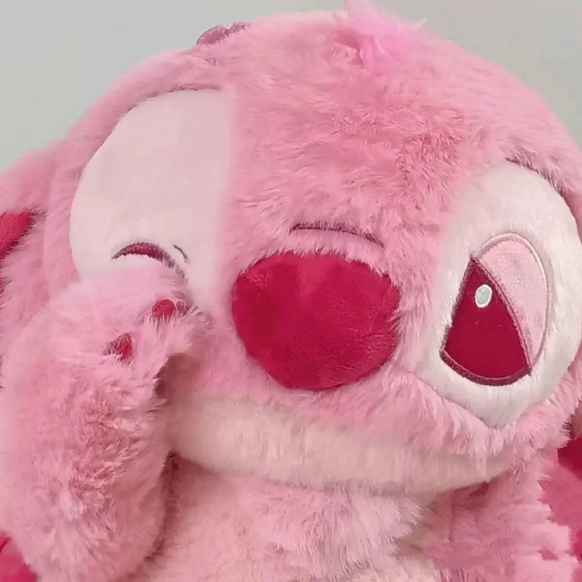 Disney Stitch Kawaii Plush Toy Doll Cartoon Anime Lilo & Stitch Pink Sakura Series Room Decor Soft Pillow Plushies Girl Gift