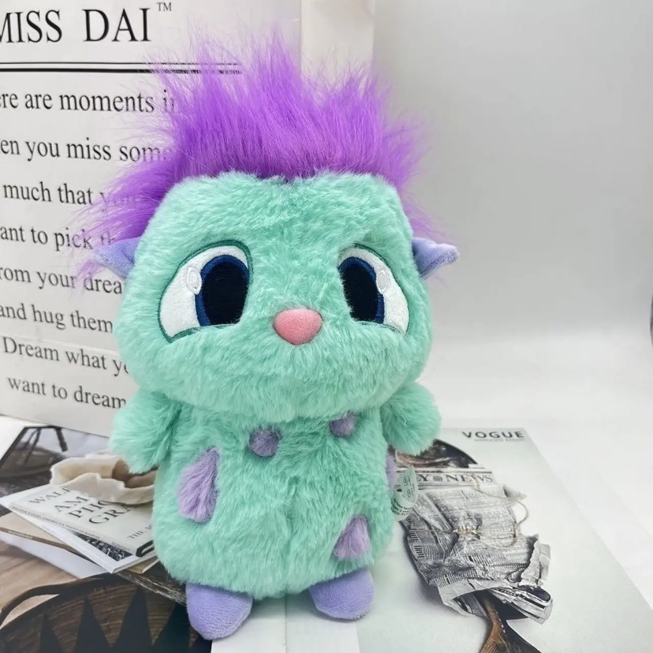 25cm Bibble Plush Toys Cute Soft Stuffed Anime Home Room Decor Dolls For Children Birthday Gift