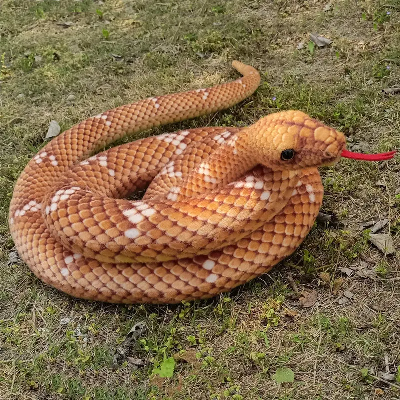 Simulation Snake Big Python Fake Snake Small Snake Fabric Doll Plush Toy Tricky Kool Doll Children Creative Gift