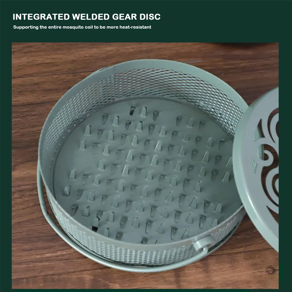 New Insect Repellent Mosquito Coil Tray Holder Anti-fire Sandalwood Incense Burner Cover Anti-Mosquito Mosquito-repellent Holder