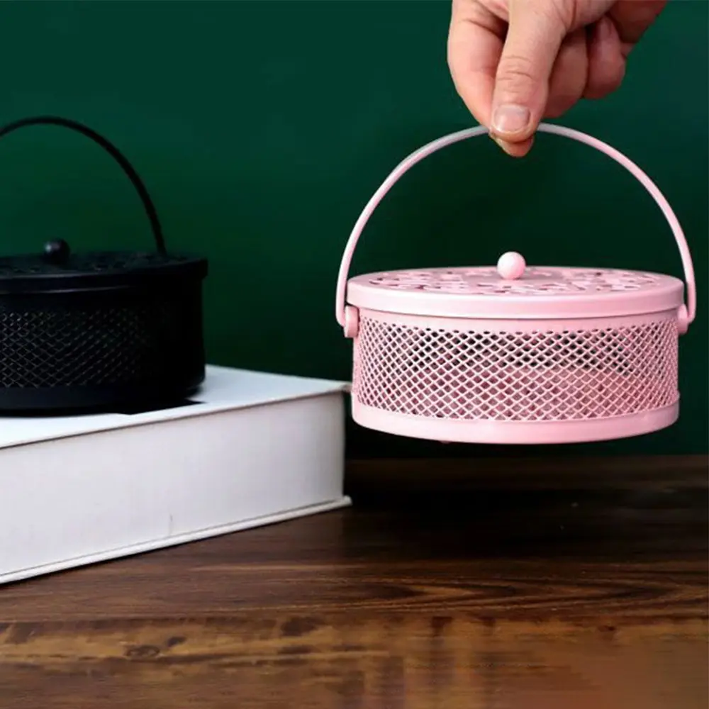 New Insect Repellent Mosquito Coil Tray Holder Anti-fire Sandalwood Incense Burner Cover Anti-Mosquito Mosquito-repellent Holder
