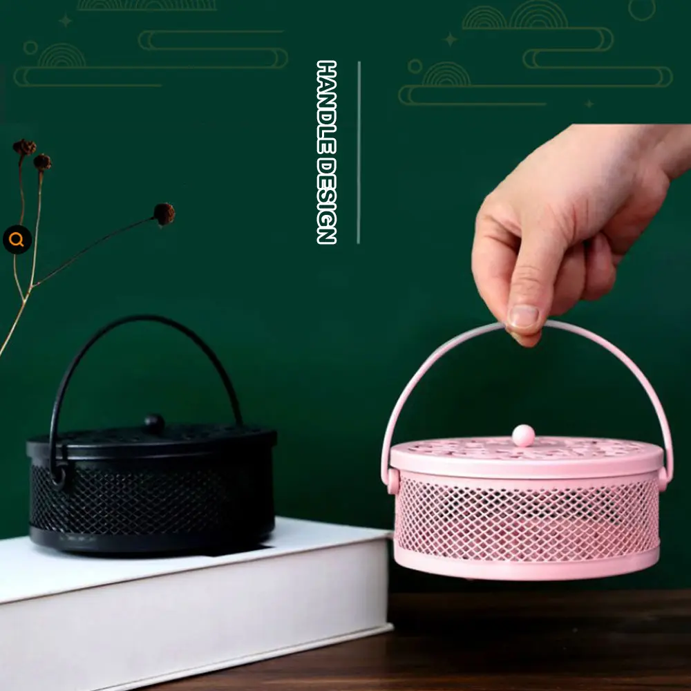 New Insect Repellent Mosquito Coil Tray Holder Anti-fire Sandalwood Incense Burner Cover Anti-Mosquito Mosquito-repellent Holder