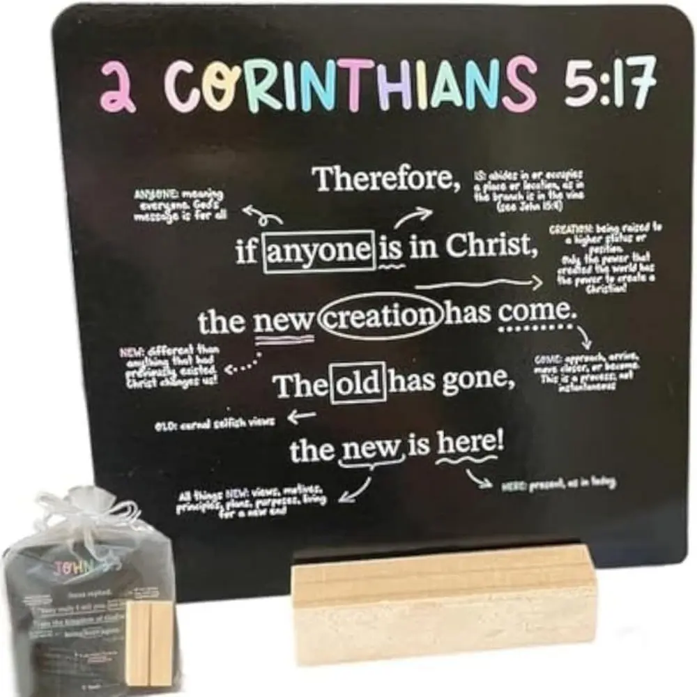 New 52 Cards Scripture Cards Every Week With Stand Catholic Prayer Card Portable Bibles Verses Prayer Card Know Your Bibles