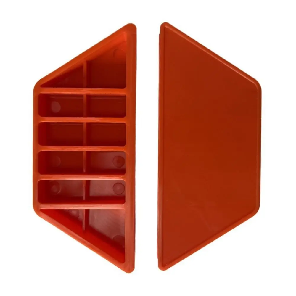 23PCS Black Orange Laminate Wood Flooring Installation Kit Wedge and Bar Rubber Hammer Wood Laminate Tool Double Headed Mallet