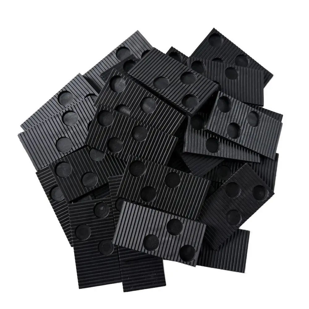 23PCS Black Orange Laminate Wood Flooring Installation Kit Wedge and Bar Rubber Hammer Wood Laminate Tool Double Headed Mallet