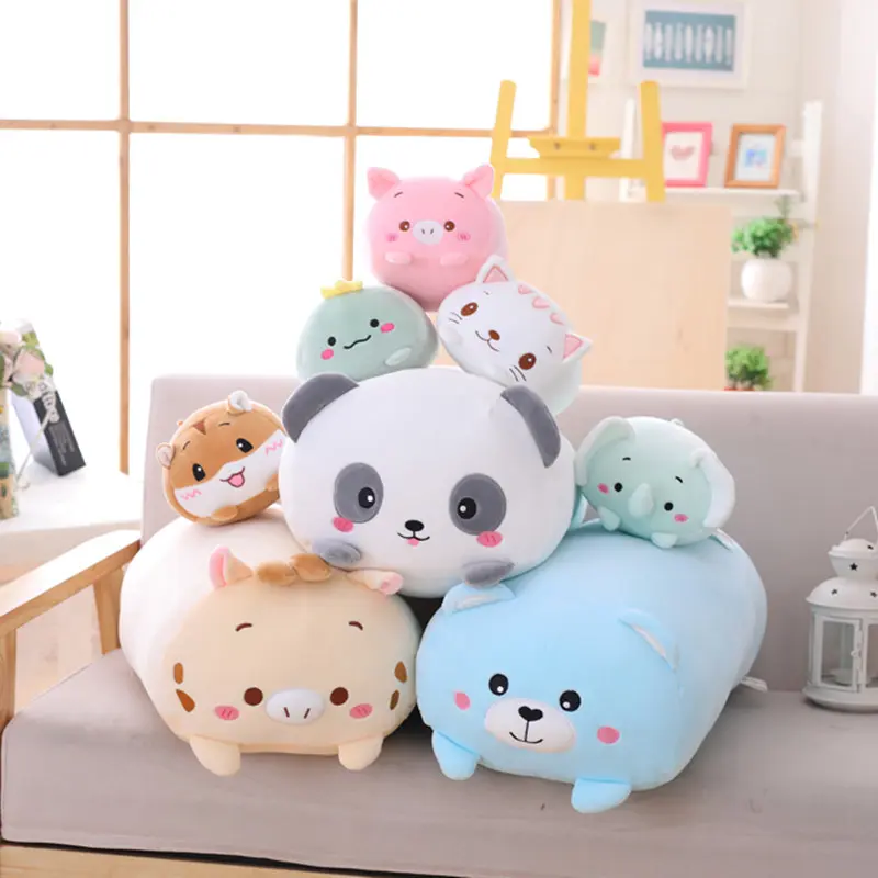 90cm Soft Animal Cartoon Corner Bio Pillow Cushion Cute Dog Cat Dinosaur Pig Unicorn Plush Toy Stuffed Lovely Kid Birthyday Gift