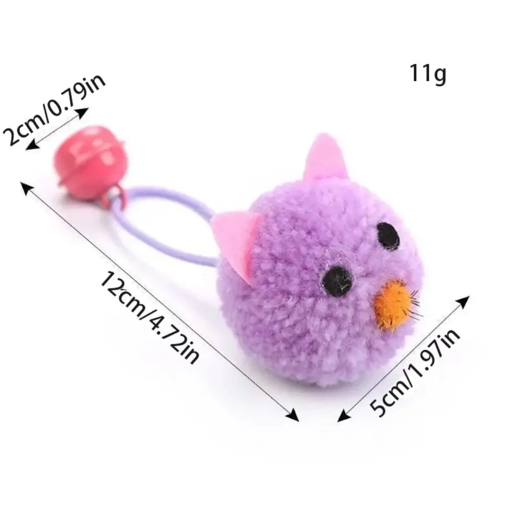 Plush Plush Mouse Cat Toys With Bell Bite Resistant Cats Fun Playing Scratch Training Toy Relieve Boredom Interactive Kitten Toy